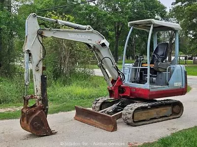 2004 Takeuchi TB125 Mini Excavator Crawler Backhoe Thumb Aux Hyd Bidadoo -Repair • $3300