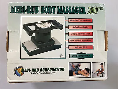 Medi-Rub Body Massager 2000 Plus Made In USA TESTED Works! • $65.99