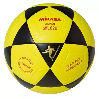 Mikasa SWL62 Series Futsal Soccer Ball Low Bounce 62cm Black-Yellow • $46.65