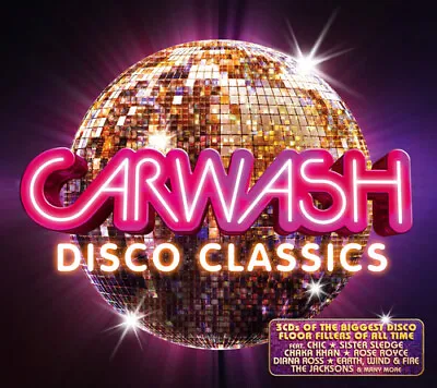 Various Artists : Carwash: Disco Classics CD 3 Discs (2015) Fast And FREE P & P • £4.98
