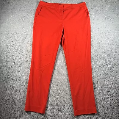 Vince Camuto Pants Womens 10 Orange Chino Business Casual Slacks READ* • $10.36