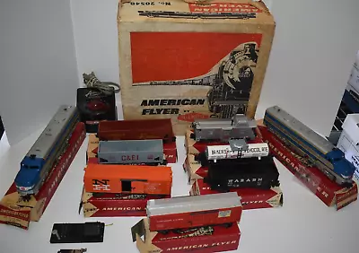 Vintage American Flyer Missouri Pacific 9 Pc. Model Train Set No. 20540 W/Boxes • $1795.95