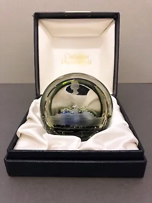 Caithness Paperweight SILVER JUBILEE FLEET REVIEW 1977 Limited Edition (100) • £60