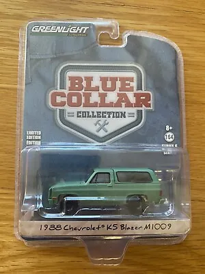 1988 '88 Chevrolet K5 Blazer M1009 Blue Collar Collection R6 Greenlight 2019 • $8