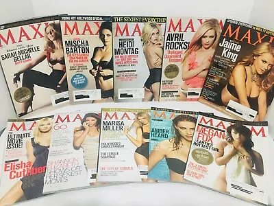 Maxim Magazines 2008 Megan Fox Shannon Elizabeth Avril Lavigne Mischa Barton • $8.99