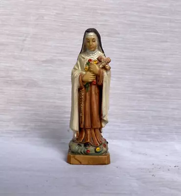 Vintage St. Therese Of Lisieux 6  Statues: The Little Flower By Roman Inc. • $11.99