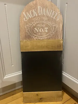£20 • Buy Jack Daniel’s Pub Beer Blackboard Chalkboard Wood Wall Display Sign