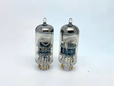 2 Mullard E88CC 6922 Test Low But GOOD Philips Made D-geter 7L1 𝛥8G Vacuum Tube • $180.67