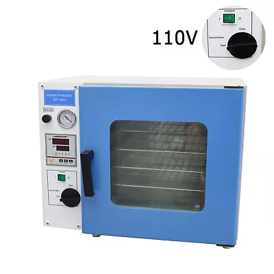 110V 0.9Cu Ft Laboratory Vacuum Drying Oven W/Temperature Controller 4 Shelves • $1008.62