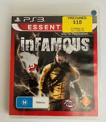 InFamous 2 - Sony PS3 / PlayStation 3 Game No Manual -  Free Postage • $14.17