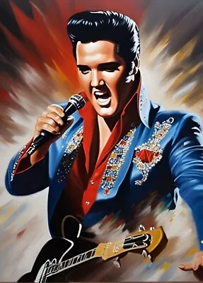 Elvis Inspired Fan Art Elvis Presley  • $3.11