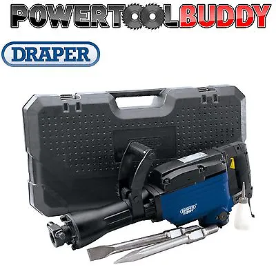 Draper 56409 1600W 230 Volt 14Kg 45 Joules Demolition Hammer Breaker / Kango • £229