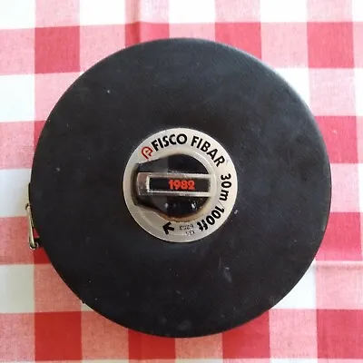 FISCO FIBAR (retro 1982) Tape Measure 30m • £35