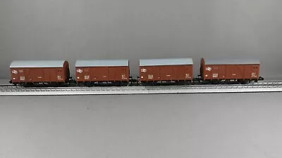 N Gauge 1:148 Hornby Minitrix N505 Rake 4 British Rail Freight COV Box Wagons • £27.95