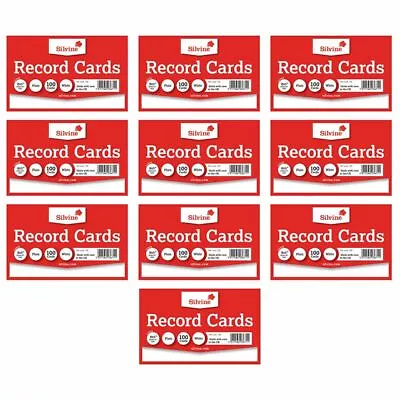 Revision Flash Index Record Cards White/Coloured/Plain/Ruled Free P&P SHORT NOTE • £3.49