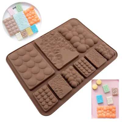 £2.99 • Buy Bubble Silicone Mold Chocolate Cake Mould Wax Melt Cookies Candy Ice Tray Waffle
