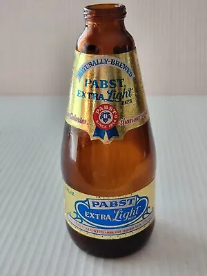 Vintage Pabst Extra Light Beer Bottle Foil Labels Twist Off Cap • $4.95