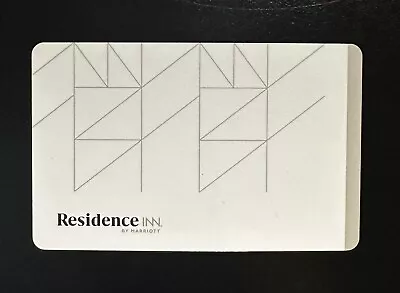 Residence Inn By Marriott Hotel RFID Keycard White • $1.99