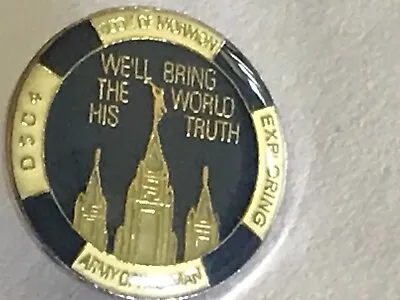 LDS Mormon  We'll Bring The World His Truth  Lapel Pin Church Of Jesus Christ • $9.99