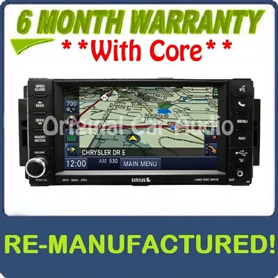 Reman Jeep Dodge Chrysler OEM MyGig Navigation XM CD DVD Player Low Speed RHR • $434