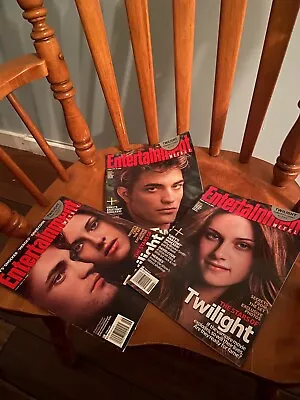 Lot Of 3 Entertainment Weekly Twilight Magazines 2008 • $12