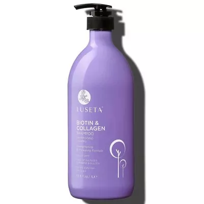 Luseta Biotin & Collagen Shampoo Thickening For Hair Loss & Fast Hair Growth 1L • £24.99