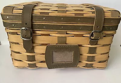 Longaberger 2007 Collectors Club American Craft Trunk Basket & Tag • $47.90