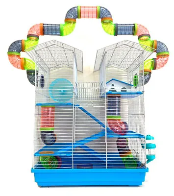 5-Levels Large Twin Towner Syrian Hamster Habitat Rodent Gerbil Home Mouse Mice • $54.80