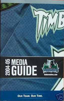 Minnesota Timberwolves 2004-05 Nba Basketball Guide • $5.99