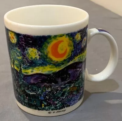 $15 • Buy Vintage Chaleur Masters Collection Van Gogh Starry Night Mug By D Burrows