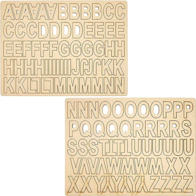 $14.11 • Buy Wooden Alphabet Letters, Letters A-Z (2 In, 120 Pieces)