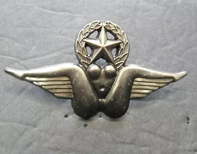 Vietnam Pilot Crew Airborne Bush Jump Wings Badge Lapel Pin 3 Inches • $7.94