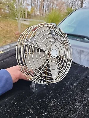 Vintage Fan Accessory 12 Volt Working  Defroster  Dash Fan W Dial  Hot Rat Rod • $50