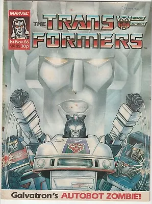 Marvel UK 1986 TRANSFORMERS #85 Target 2006 G1 Fine Comics Scourge  • $7.50