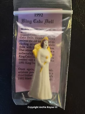 1992 Haydel's Bakery Queen King Cake Baby  Mardi Gras New Orleans • $29.99