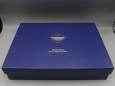 £45 • Buy 4 X EDINBURGH CRYSTAL -  CHAMPAGNE FLUTES -Boxed Set