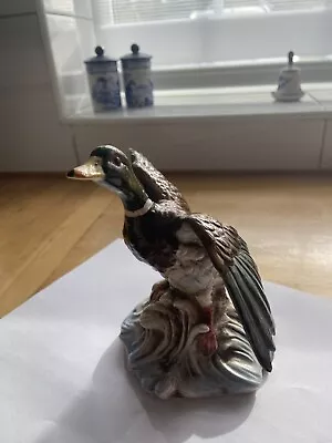Vintage Grafenthal Germany Porcelain Mallard Duck Collector Figure • £20
