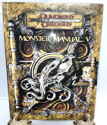 Monster Manual V  2007 1st Print HC Dungeons & Dragons 3.5/D20 • $109.99