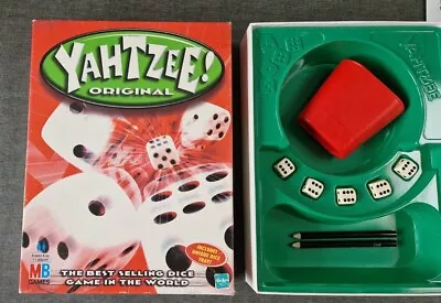 Yahtzee Original Dice Game 2002 MB Games Complete Vintage Boxed • £9