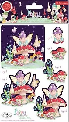 Fairy Wishes 3D Decoupage Set By Craft Consortium • £4.79