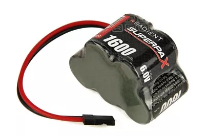 £8.95 • Buy Radient NiMH 6.0V 1600mAh 2/3A 3-2 Hump, Receiver Pack.