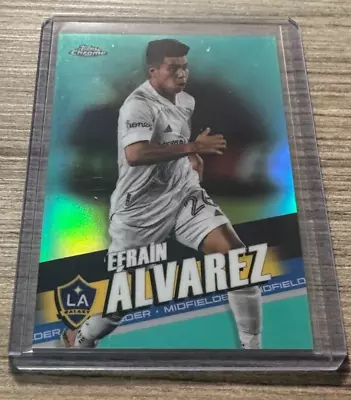 2022 Topps Chrome MLS #6 EFRAIN ALVAREZ Aqua /299 SP SP LA Galaxy • $1.50