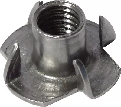 £0.99 • Buy Tee Nuts Four Prong Steel T Nut Bzp Blind Nuts For Wood M4 M5 M6 M8 M10