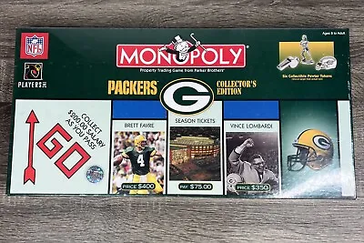 Monopoly Green Bay Packers Collector's Edition Board Game 2003 Brand New Sealed! • $54