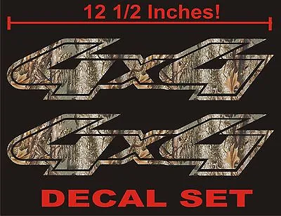 4x4 Truck Decals OAK TREE CAMOUFLAGE  (Set) For Ford F150 And Super Duty CAMO • $13.99