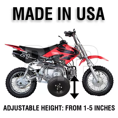 Adjustable Height - China Replica Generic Dirt Bike YOUTH TRAINING WHEELS ONLY • $68.95