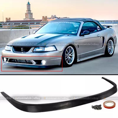 $59.99 • Buy Fit 99-04 Mustang GT SVT Mach 1 Chin CBR Style Front Bumper Lip Spoiler Splitter