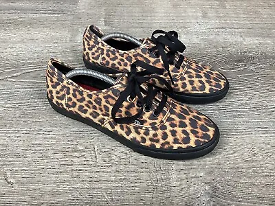 Vans Otw Leopard Print Tb9c Lace Up Shoes Womens Size 7.5 • $25.49