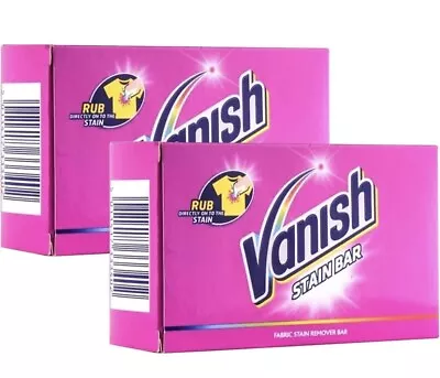 2 X Vanish Stain Remover Bars - Brand New - Same Day Dispatch • £2.99