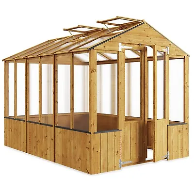 £1340 • Buy Wooden Potting Shed Polycarbonate Glazing Greenhouse Double Door With Roof Vent